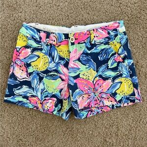 Lilly Pulitzer Vibrant Floral Callahan Stretch Shorts